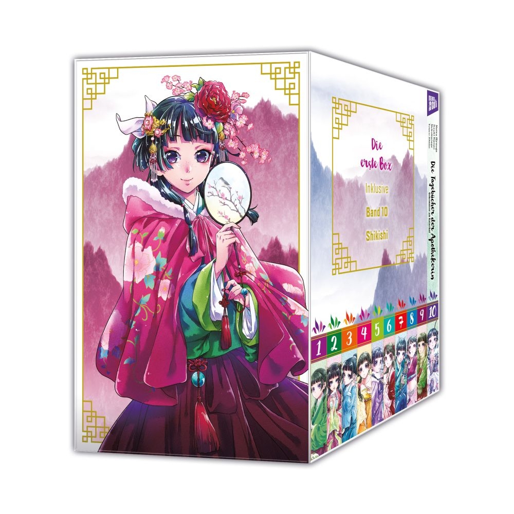 Die Tagebücher der Apothekerin – Geheimnisse am Kaiserhof 10 mit Sammelschuber Manga (New)