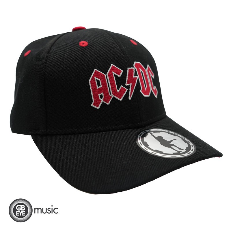 AC DC - Logo - black-red - Kappe (GBYCAP004)