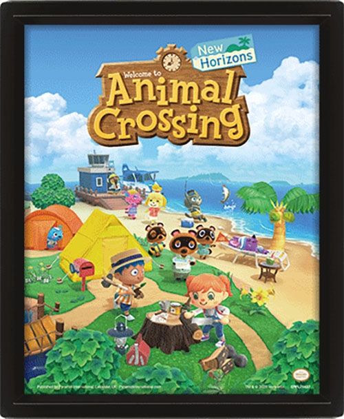 Animal Crossing - New Horizons - 26x20cm 3D poster