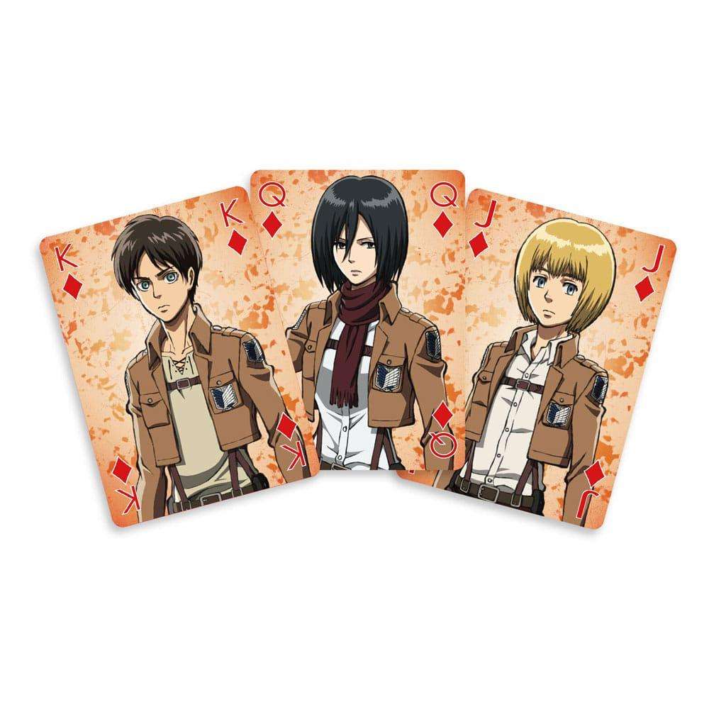 Attack On Titan - Poker cards - Playing cards