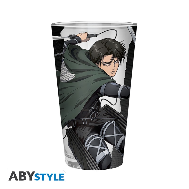 Attack on Titan - Levi S4 - Large Glass - 400ml Glass