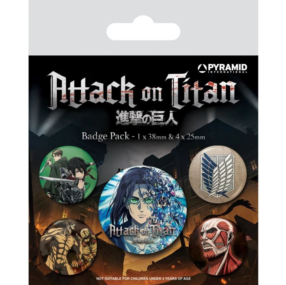 Attack on Titan - Season 4 - Badge Pack - Button