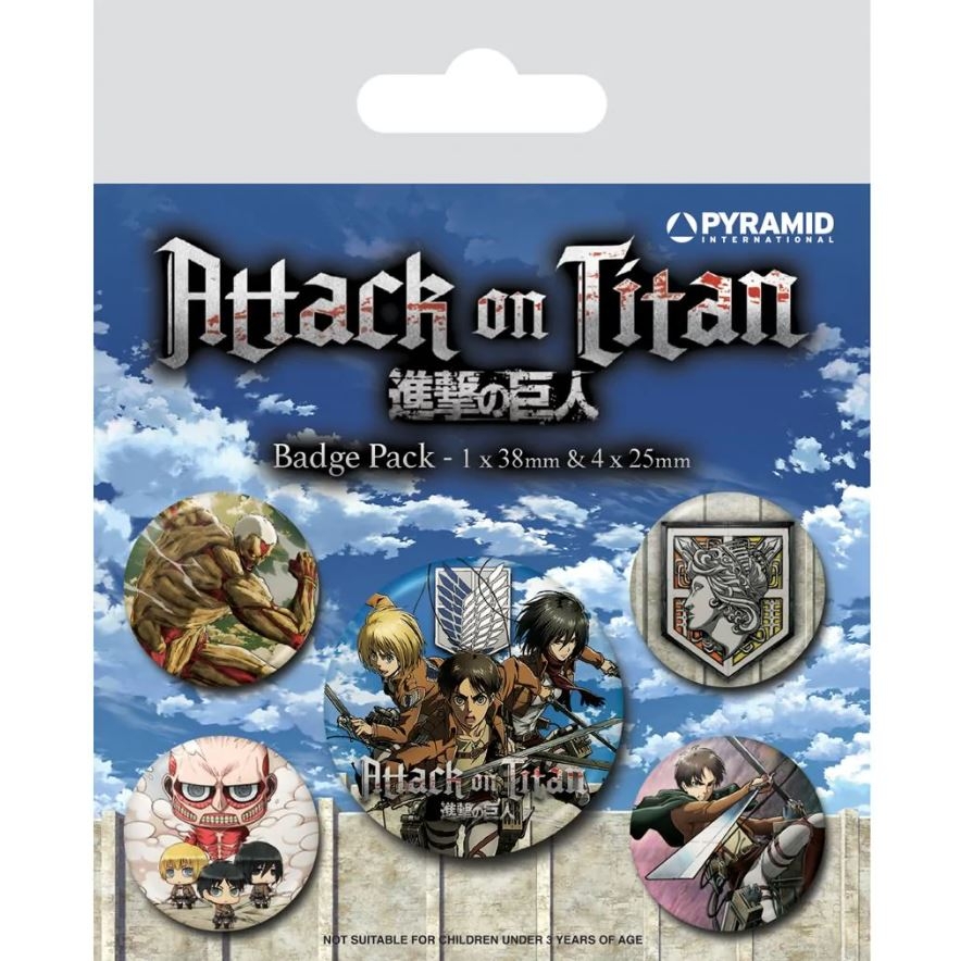 Attack on Titan - The Other Side Of The Wall - Badge Pack - Button