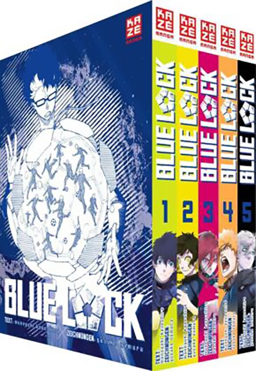 Blue Lock 1-5 im Sammelschuber Manga (New)