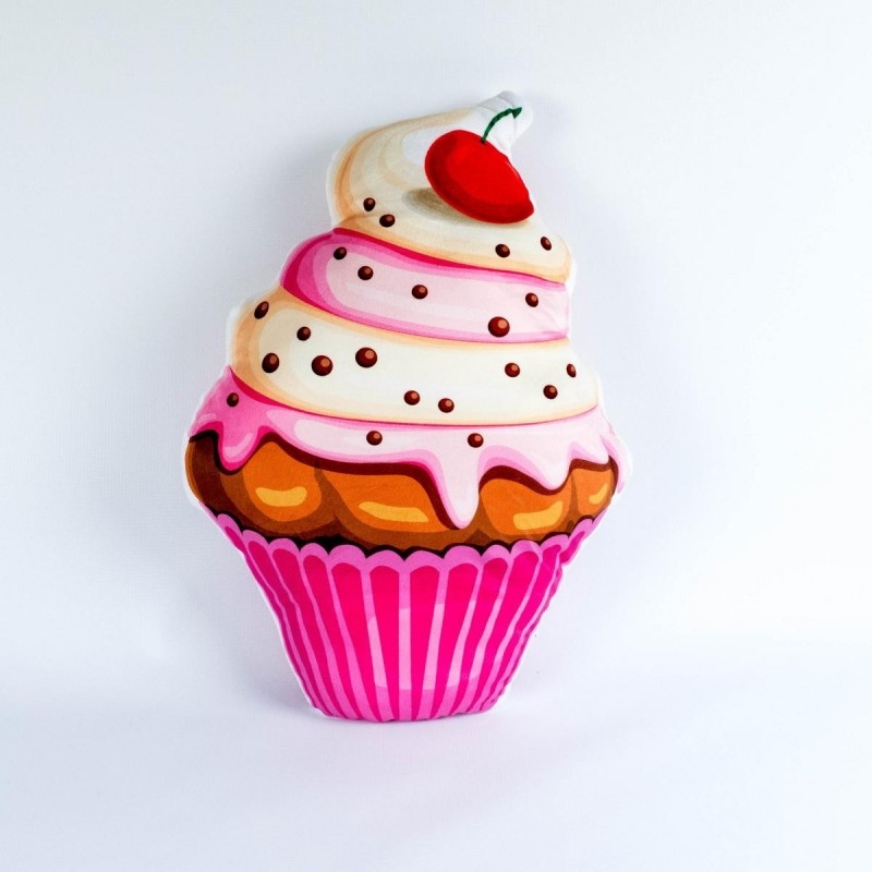 Cupcake Strawberry & Vanilla Kissen