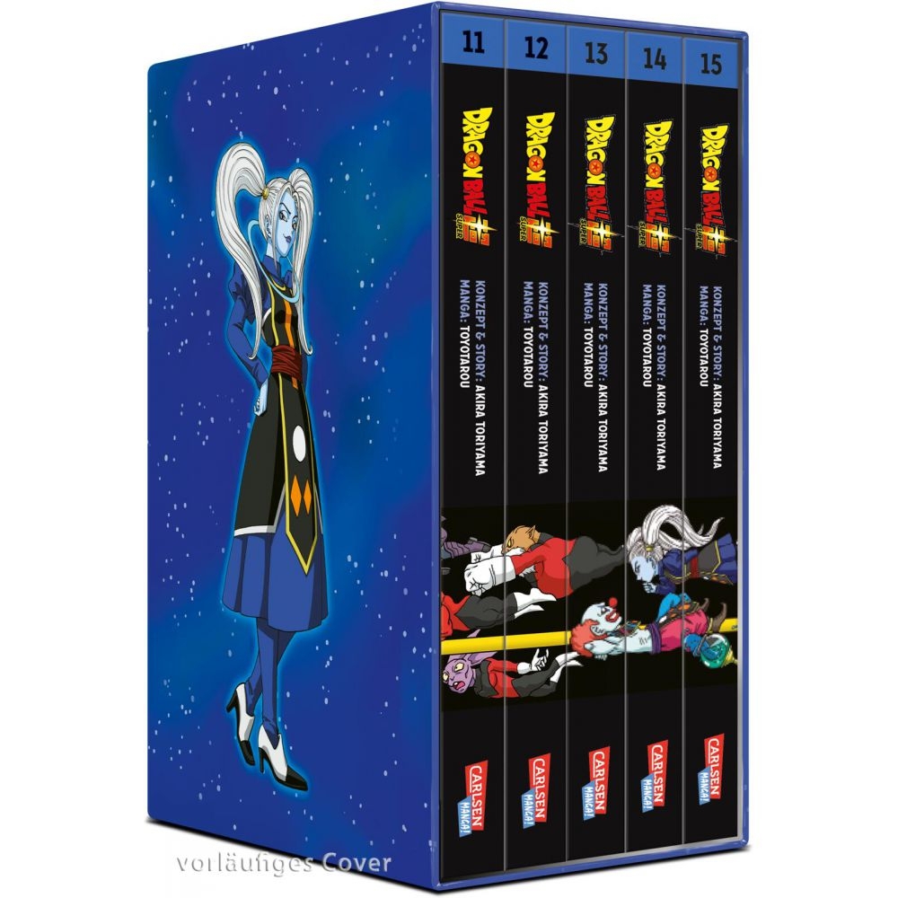 Dragon Ball Super, Bände 11-15 im Sammelschuber mit Extra Manga (New)