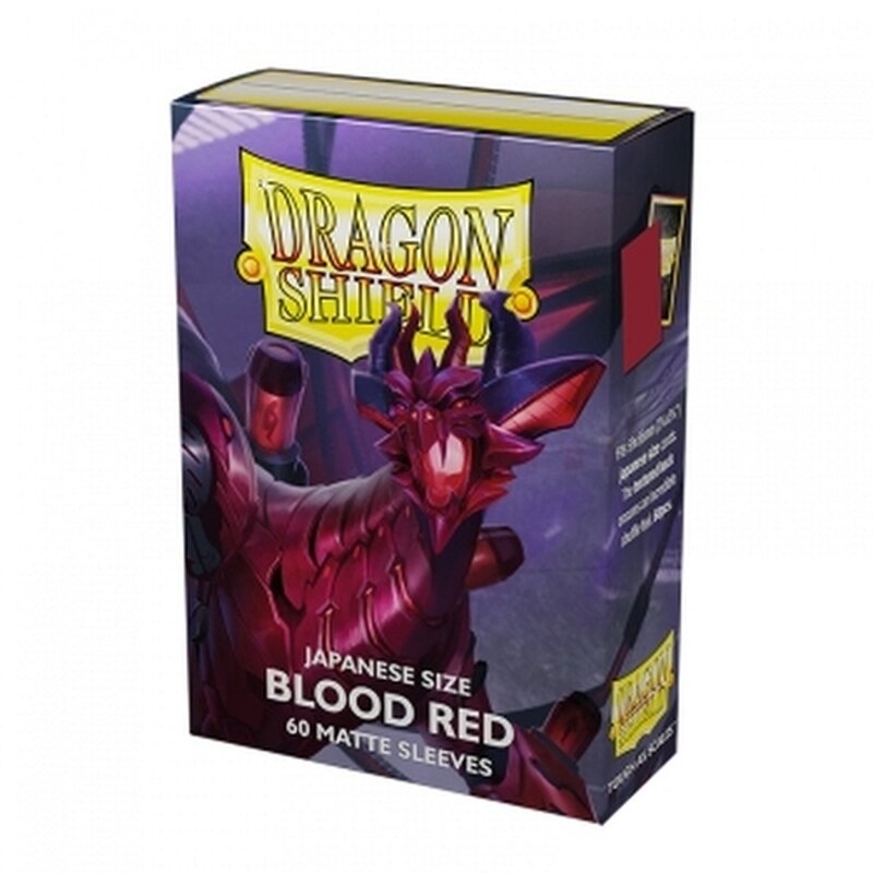 Dragon Shield - Blood Red Juusouken - Japanese Matte Sleeves - 60 Sleeves - TCG