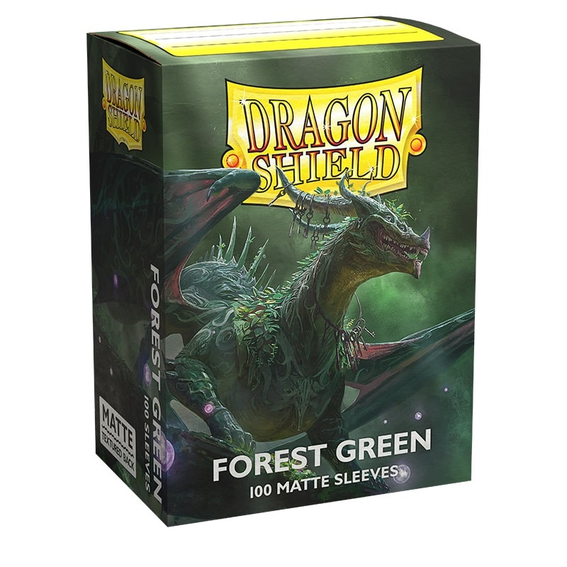 Dragon Shield - Forest Green - Matte - 100 Sleeves - Standardgröße - TCG