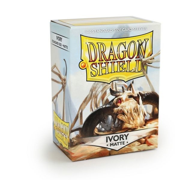 Dragon Shield - Matte Ivory - Standart Sleeves - 100 Sleeves - TCG