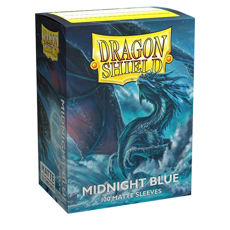 Dragon Shield - Midnight Blue - Matte - 100 Sleeves - Standardgröße - TCG