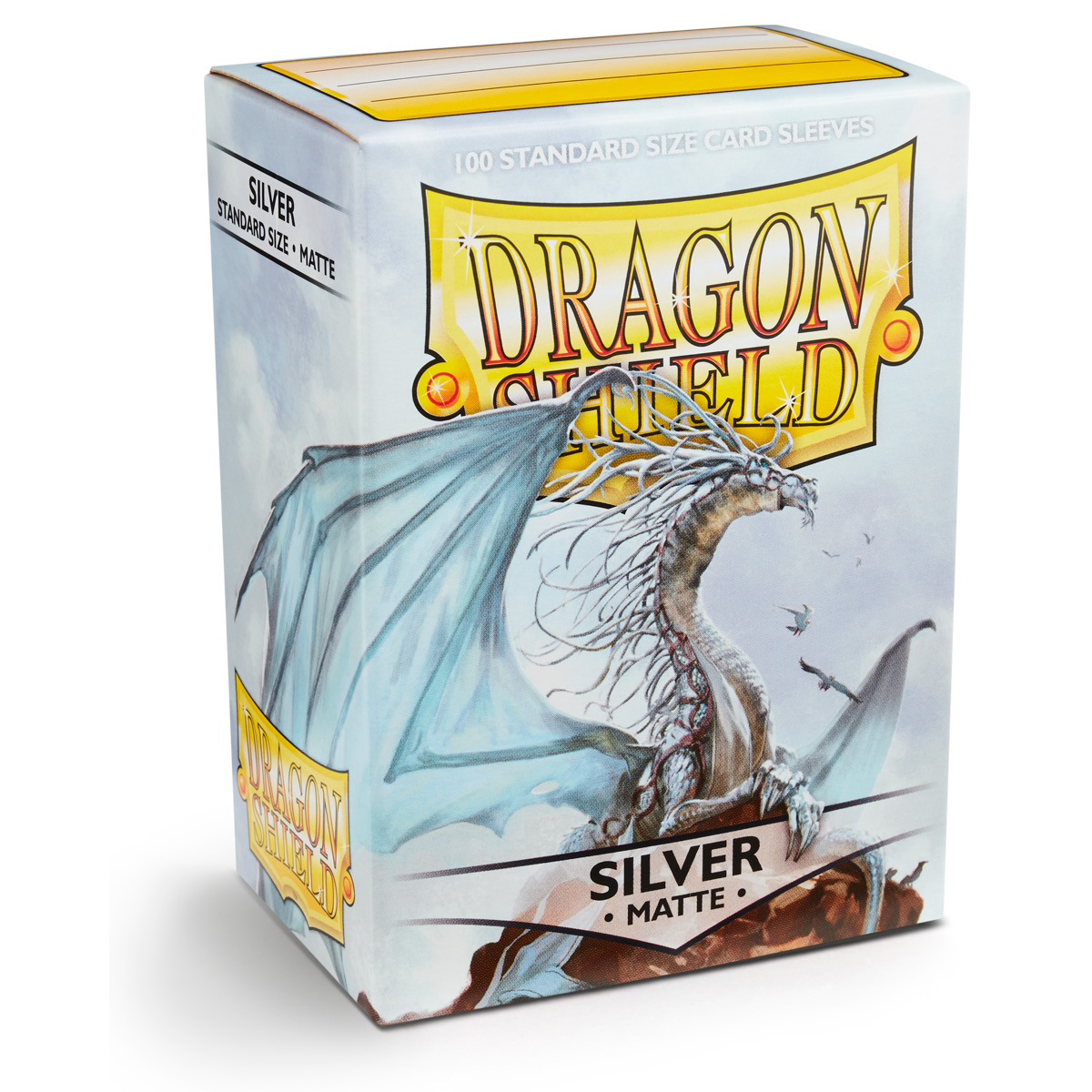 Dragon Shield - Silver - Matte - 100 Sleeves - Standardgröße - TCG