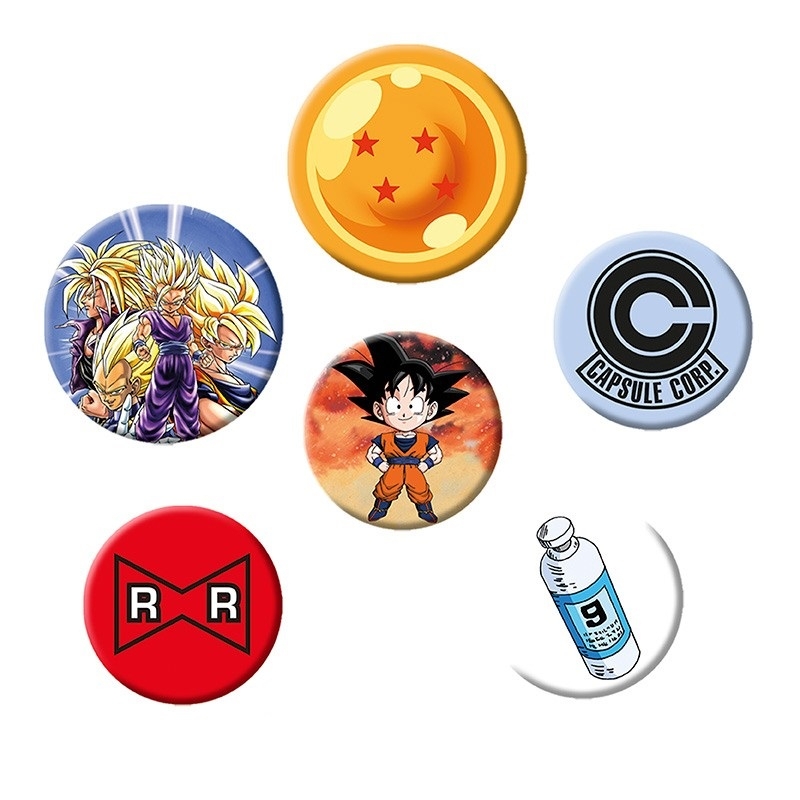 Dragonball - verschiedene Charaktere - Badge Pack - Button