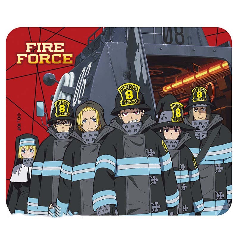 Fire Force - Characters Company 8 - flexible mousepad