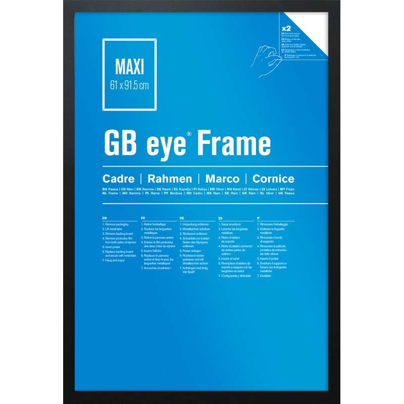 GBeye - Picture/Poster Frame - Black - 61x91.5cm Picture Frame