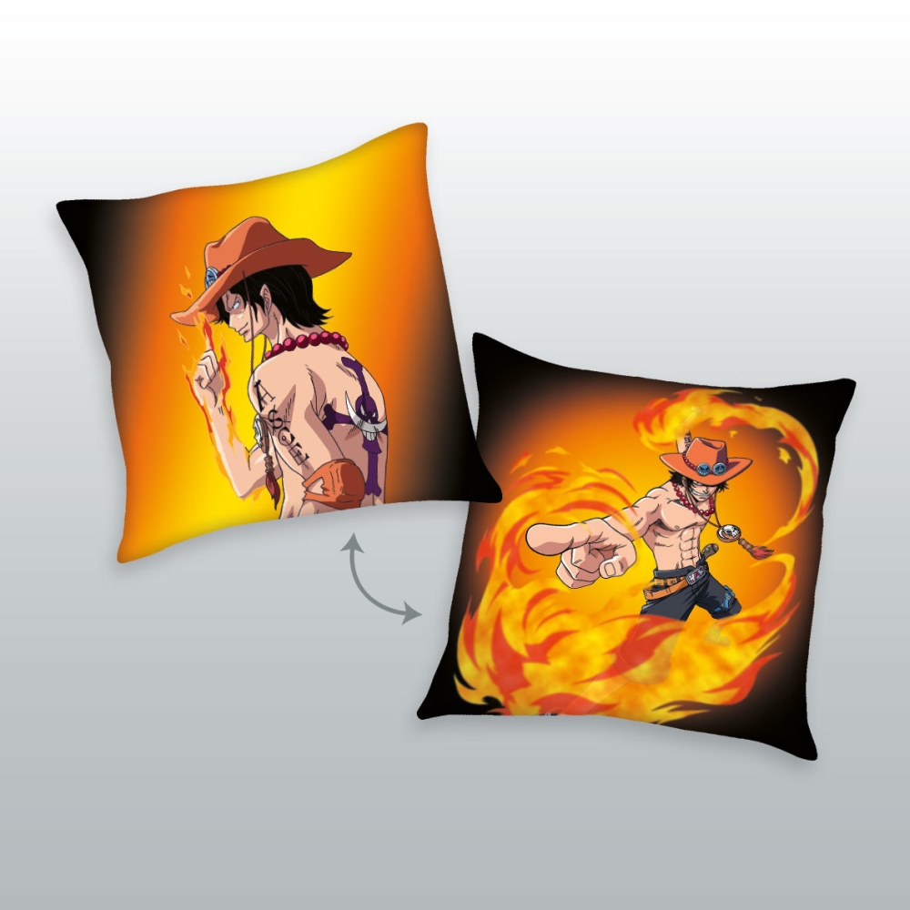 Mage-World exklusive - One Piece - Portgas D. Ace - Decorative cushion  - 40x40xcm cushion