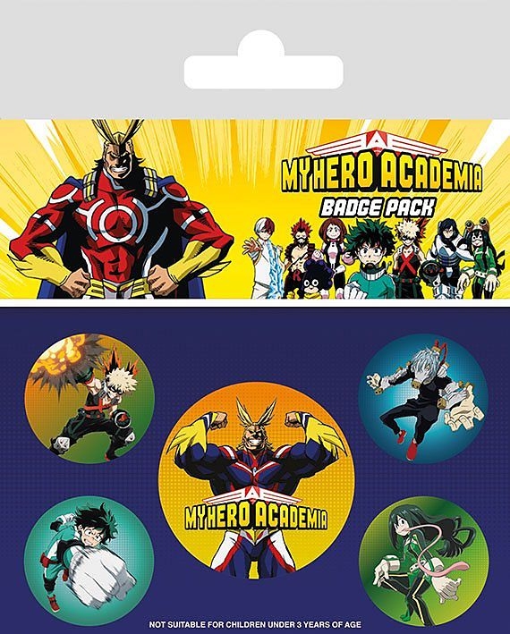 My Hero Academia - Characters - Badge Pack - Buttons