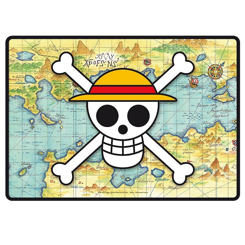 One Piece - Map & Skull - Gaming Mousepad