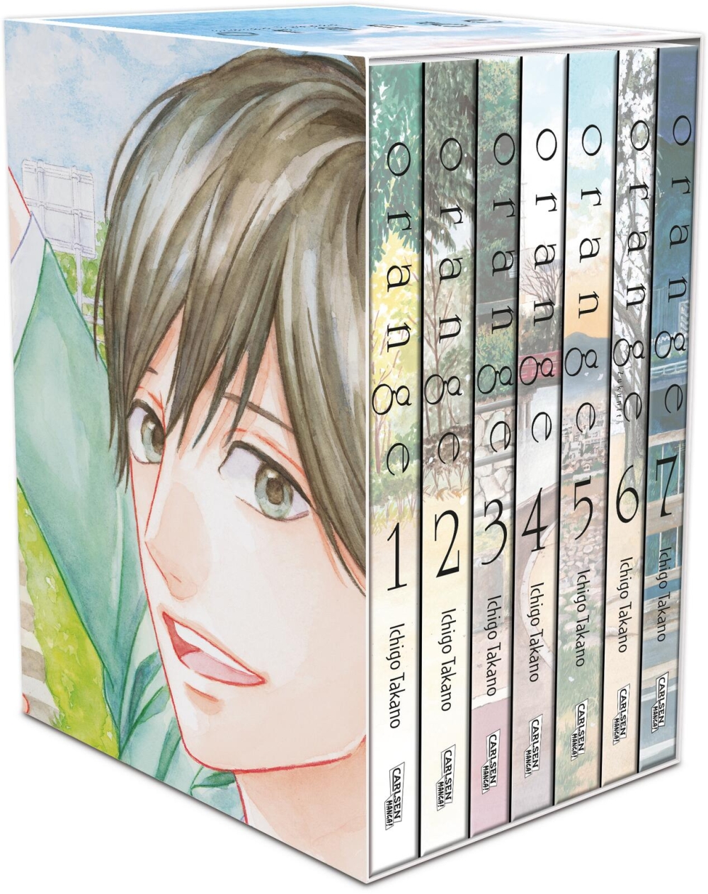 Orange, Bände 1-7 im Sammelschuber mit Extras Manga (New)
