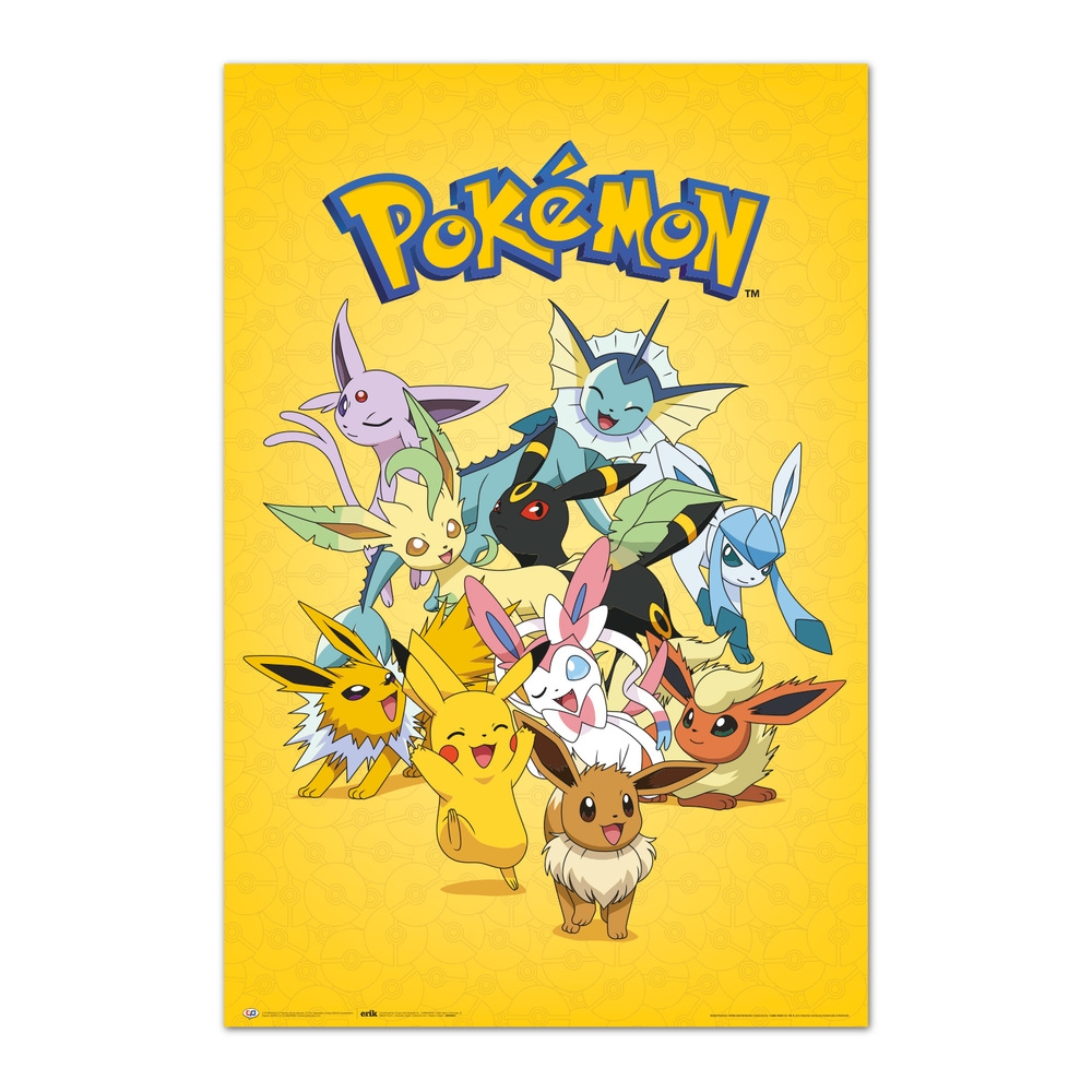 Pokemon - Eevee Evolutions - 91,5x61cm Poster