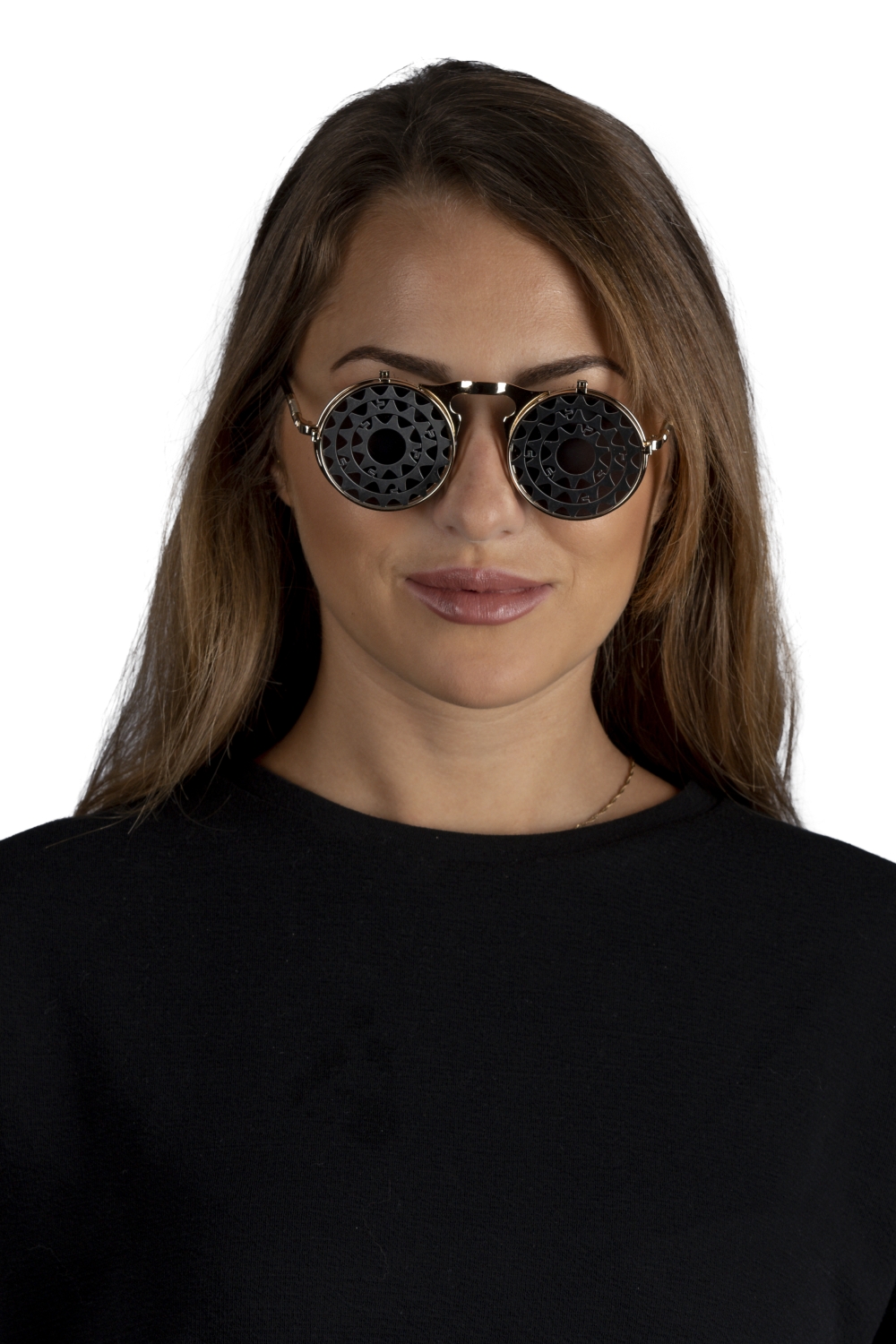 Sunglasses with 2 gear glasses
