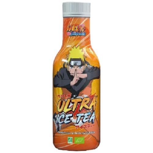 Ultra Ice Tea - Naruto Shippuden - Naruto Uzumaki - Black Tea with Melon Iced Tea 500ml