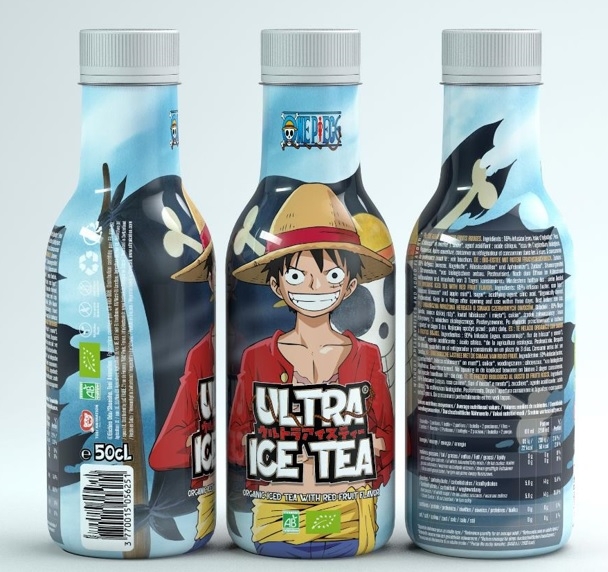 Ultra Ice Tea - One Piece - Ruffy - Bio-Eistee mit roten Früchten 500ml