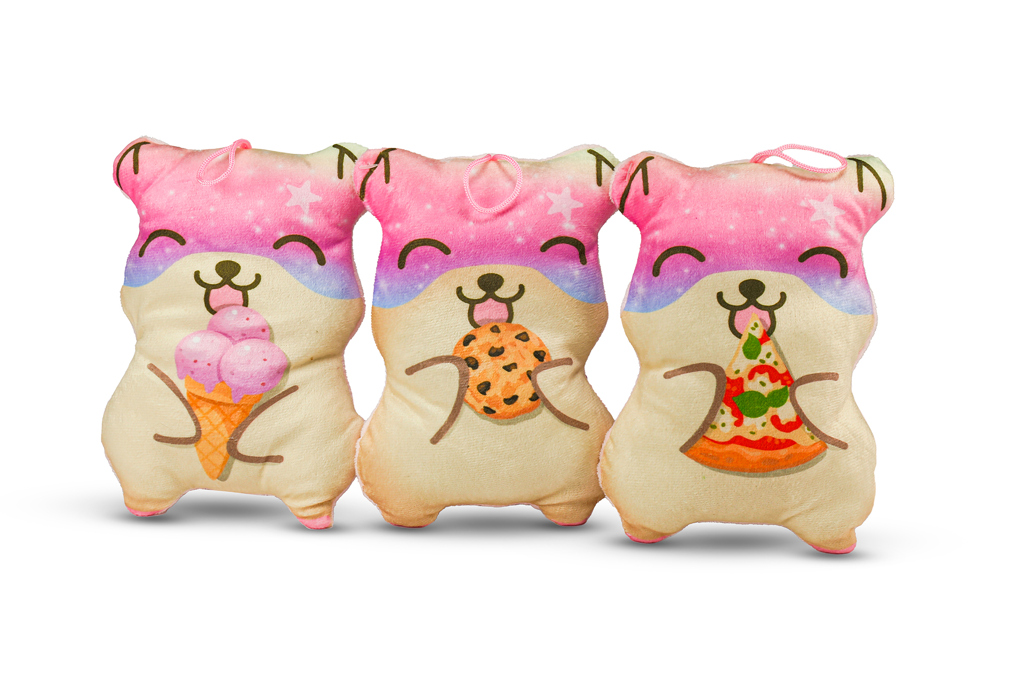 Assorted Hamsters with Snacks - Random Product - 20cm Plush