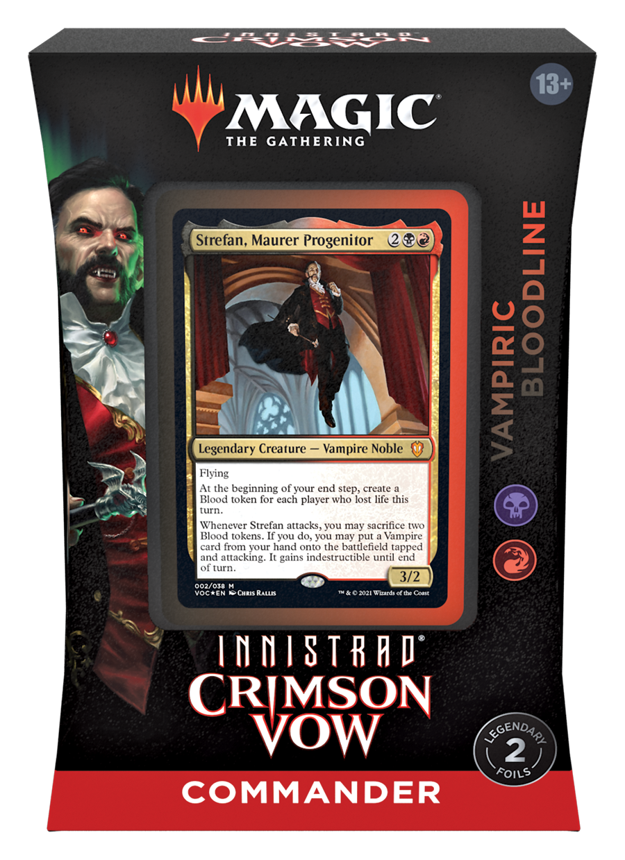 Magic the Gathering Crimson Vow Commander Deck - Strefan, Maurer Progenitor - english - TCG