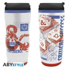 Dungeons & Dragons - Sketch Cube - 355ml Travel Mug