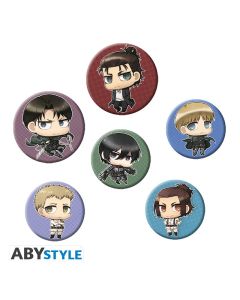 Attack-on-Titan-Chibi-Characters-Badge-Pack-Buttons-1