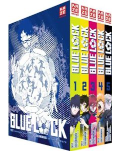 Blue-Lock-1-5-im-Sammelschuber-Manga-Neu-1