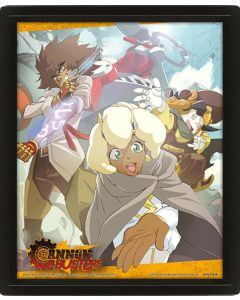 Cannon-Busters-Companion-Mode-Activated-26x20-3D-Rahmenbild-