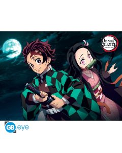 Demon-Slayer-Tanjiro-und-Nezuko-52x38-Chibi-Poster-1