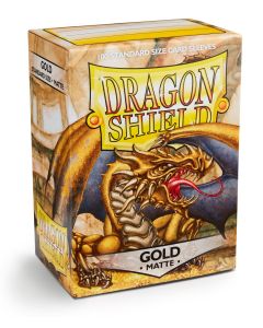 Dragon Shield - Gold - Matte - 100 Sleeves - Standardgröße - TCG
