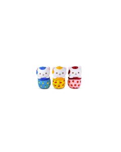 Katze-3-verschiedene-Katzen-Bubble-Tea-30cm-Pluesch-Sammelpo