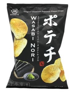 Koikeya-Kartoffelchips-Wasabi-Nori-Algen-100g-Snack-1