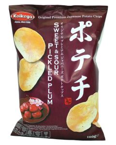 Koikeya-Kartoffelchips-gesalzene-Pflaume-100g-Snack-1