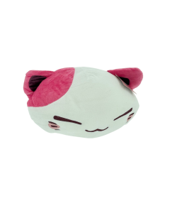 Nemu-Neko-weisse-Neko-mit-pinken-Ohren-20cm-Pluesch-1