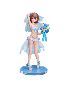 PREORDER - A Certain Scientific Railgun T PVC Statue 1/7 Mikoto Misaka Wedding Swimsuit Ver. 25 cm