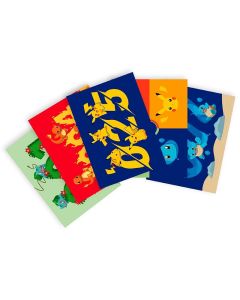 Pokemon-Starter-1-Generation-Postkarten-Set-1