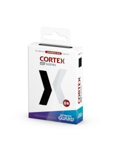 Ultimate Guard - Cortex - Sleeves - 60 - Japanese size - Black - TCG