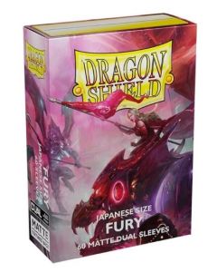 Dragon Shield - Fury - Alaria Commonwealth Champion - Dual Matte Sleeves - 60 Sleeves - japanese size - TCG