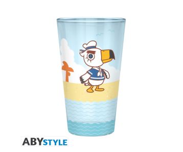 Animal Crossing - Beach Characters - 400ml Glass