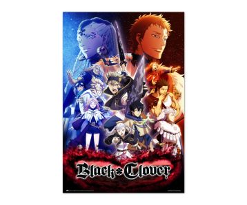 Black-Clover-Artwork-Gruppe-915x61-Poster-1