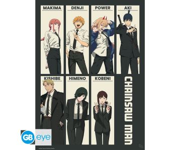 CHAINSAW-MAN-Poster-Chibi-52x38-Devil-Hunters-1