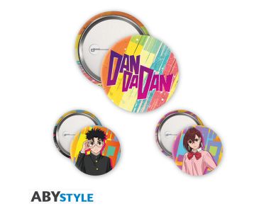 Dan-Da-Dan-Momo-Okarun-Badge-Pack-Buttons-1