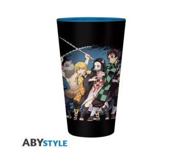 Demon-Slayer-Gruppe-400ml-Glas-1
