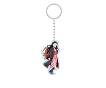 Demon-Slayer-Nezuko-Holografischer-7cm-Schluesselanhaenger-1
