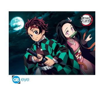 Demon-Slayer-Tanjiro-und-Nezuko-52x38-Chibi-Poster-1
