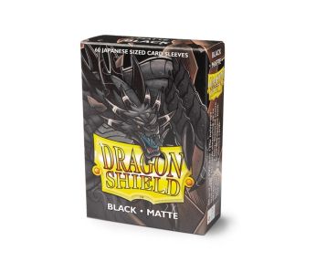 Dragon-Shield-Small-Sleeves-Japanese-Matte-Black-60-Sleeves-